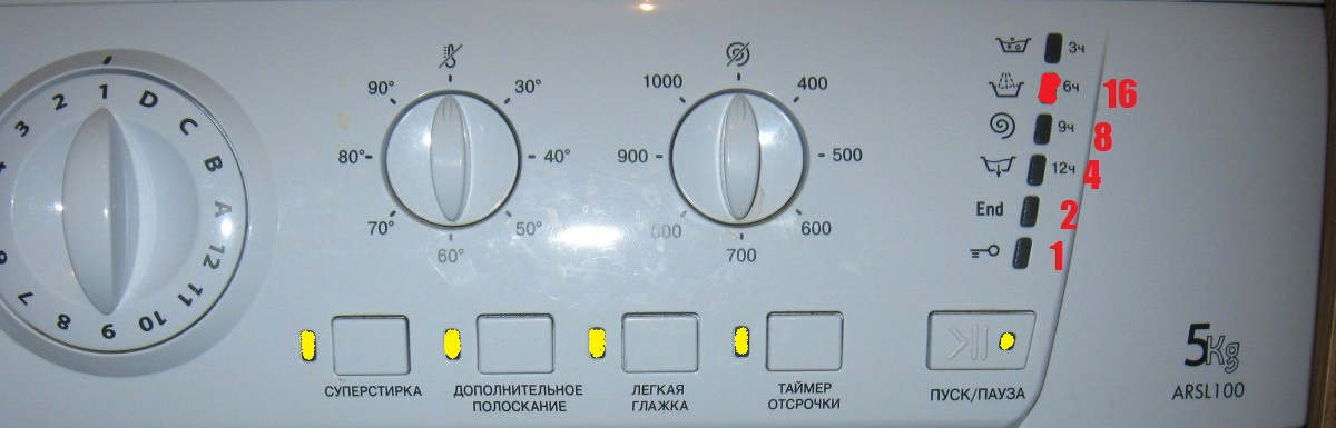 Код ошибки F16