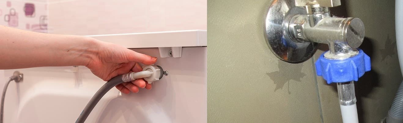 Подключение стиральной машины к воде